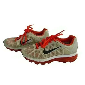 Nike AIRMAX 2011 429890-106 Wmns Sz 5 Summit White / Anthracite-Crimson Sneakers